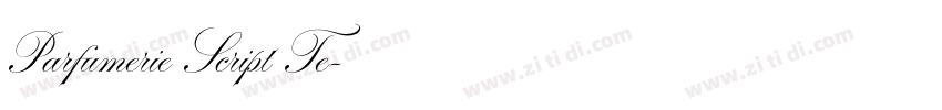 Parfumerie Script Te字体转换
